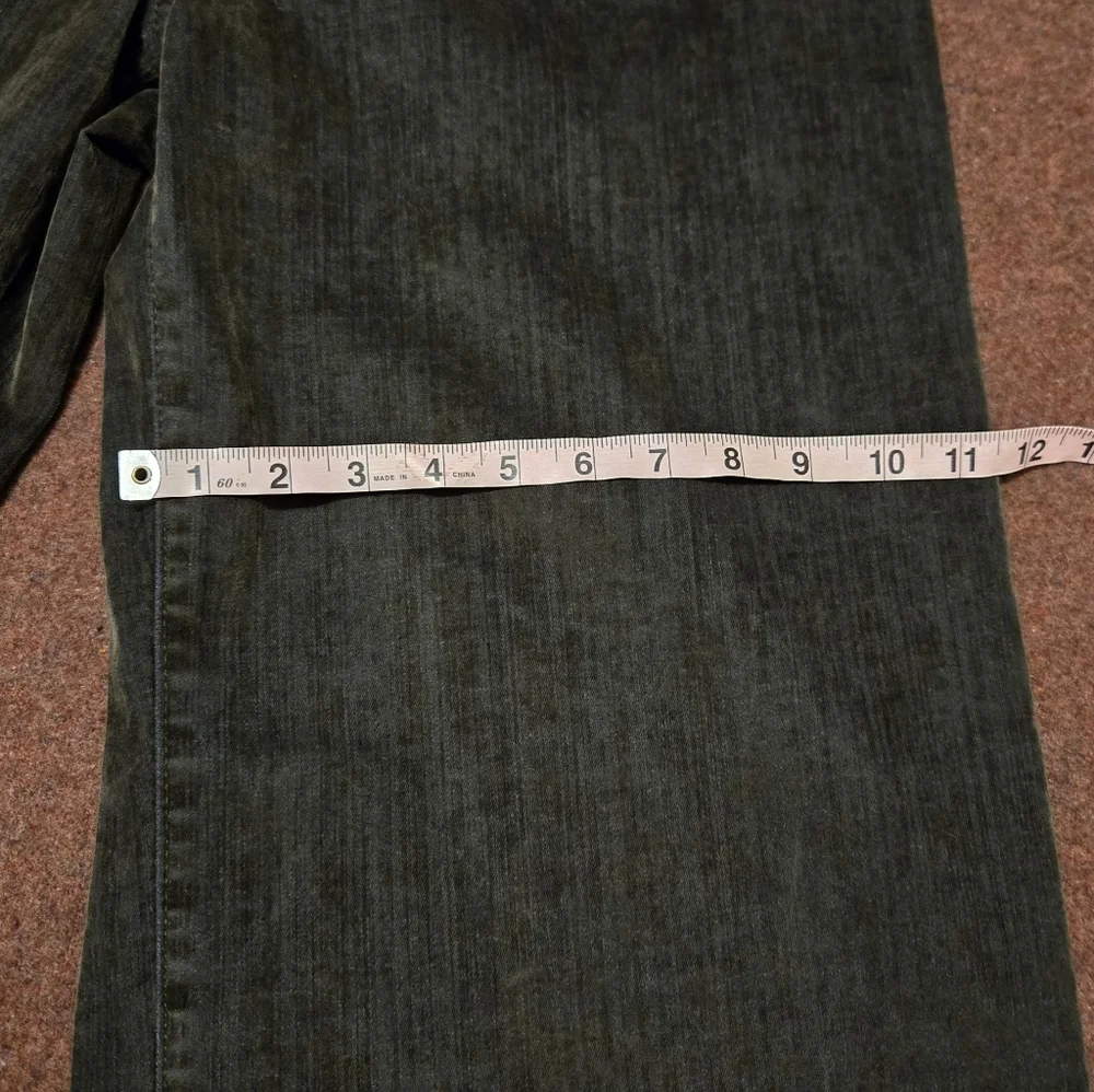 Universal Threads Sailor High Waisted Wide Leg Pant Gold Sheen Dark Gray 12R - Picture 8 of 11